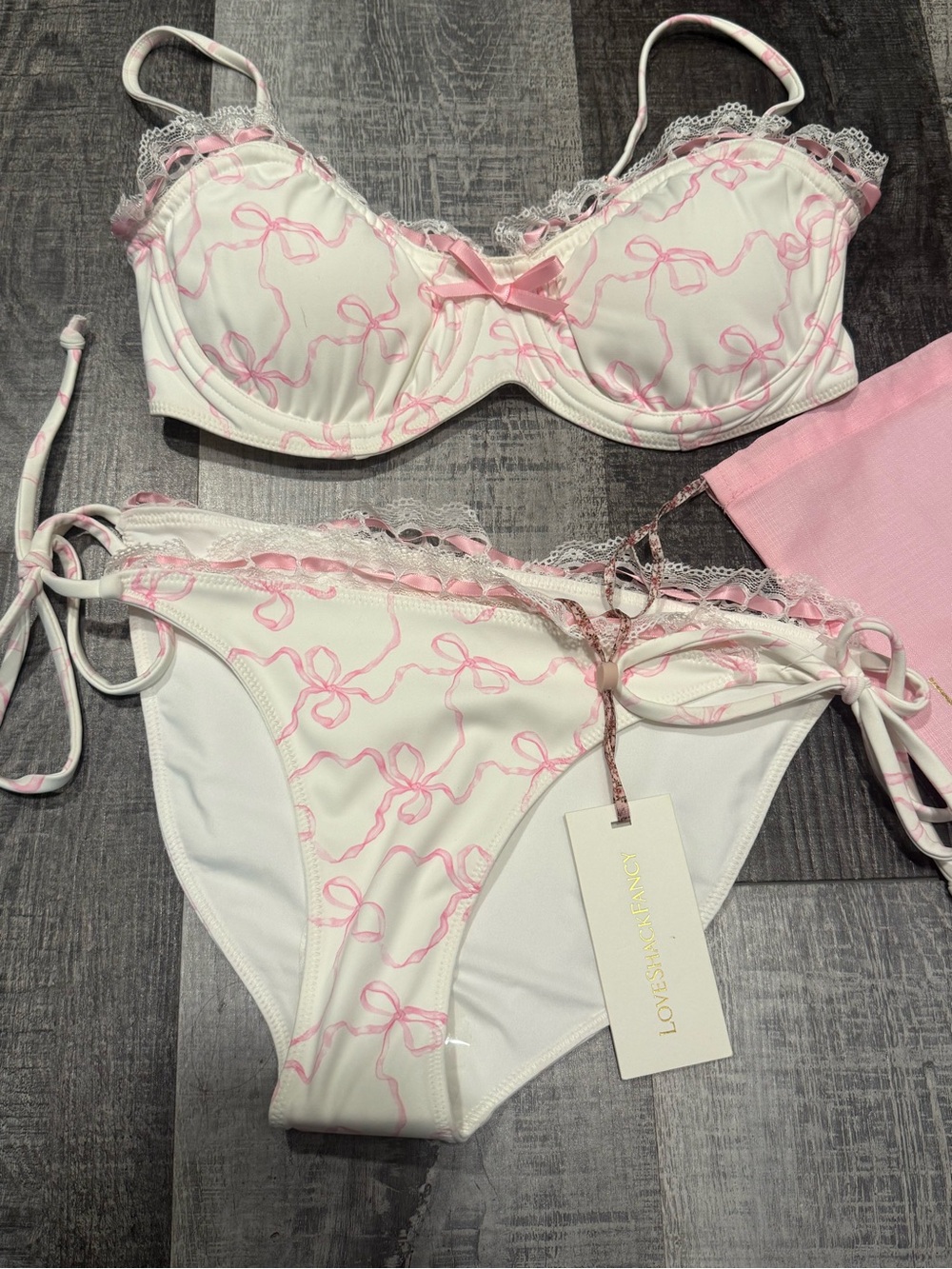 NEW LoveShackFancy Tallie Bikini Set